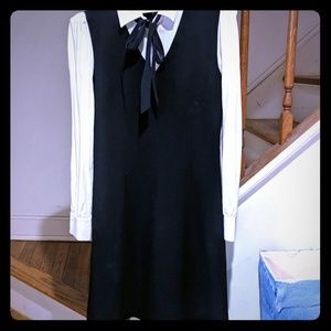 BOW TIE CREPE A-LINE DRESS BY KATE SPADE